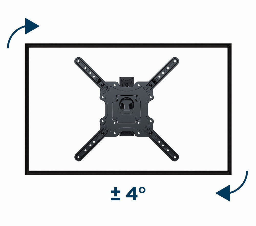 Gembird WM-55ST-01 tv-beslag 139,7 cm (55") Stål