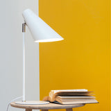Dyberg Larsen Cale mat hvid bordlampe