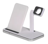 Vivanco 2 in 1 Wireless Fast Charger Smartphone, SmartWatch Hvid USB Hurtig opladning Indendørs