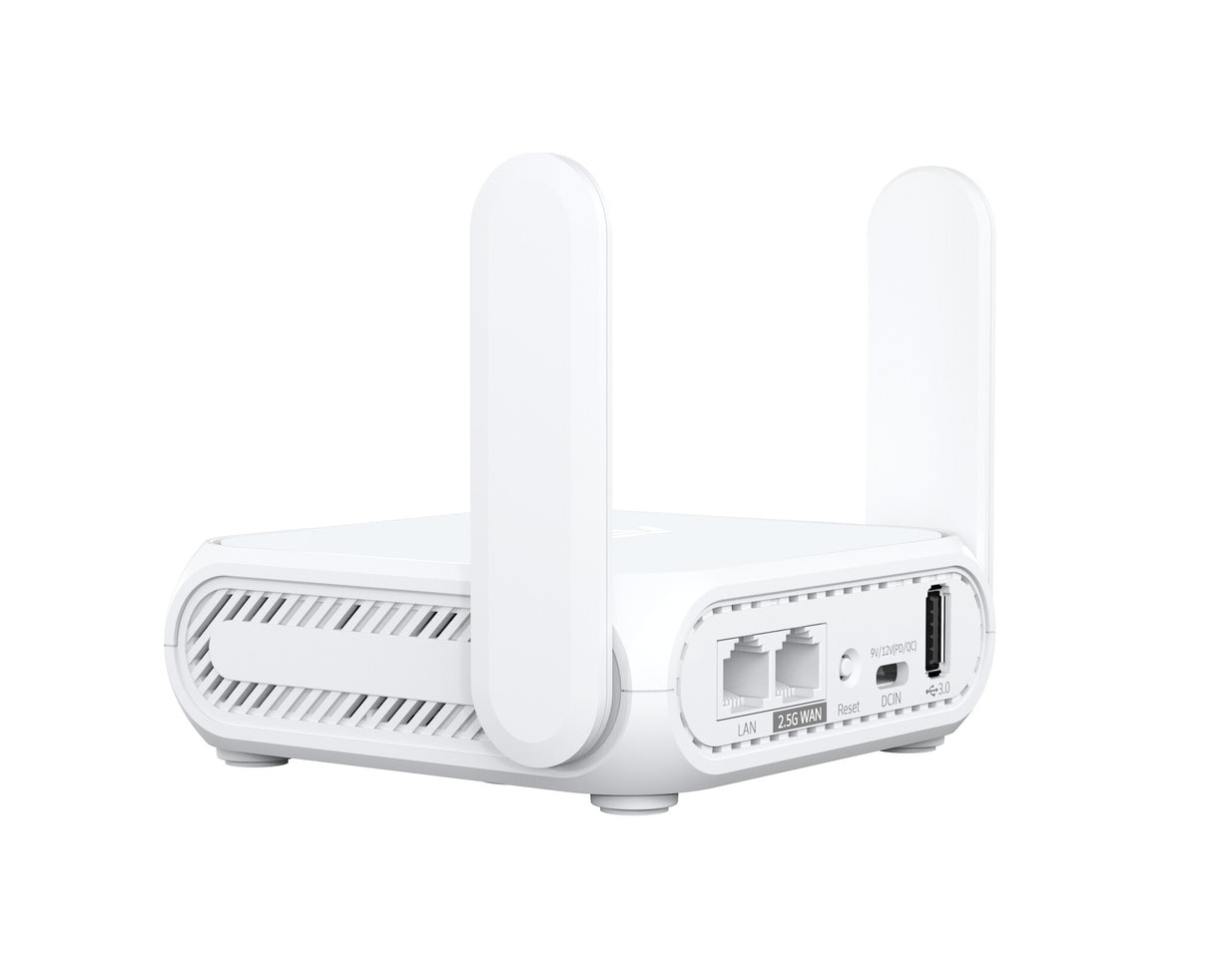 ASUS RT-BE58 Go trådløs router 2.5 Gigabit Ethernet Dual-band (2,4 GHz / 5 GHz) Hvid
