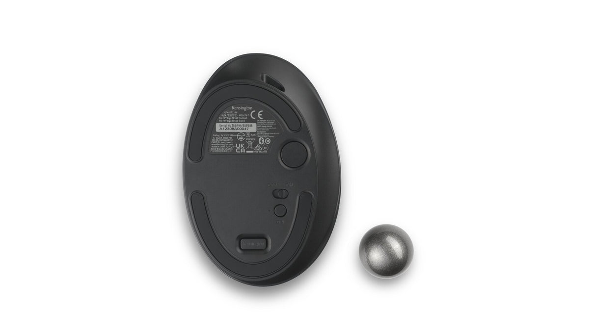 Kensington Pro Fit Ergo TB550 mus Kontor Højre hånd RF trådløs + Bluetooth Trackball 1600 dpi