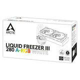 ARCTIC Liquid Freezer III 280 A-RGB Processor Alt-i-en væskekøler 14 cm Hvid 1 stk