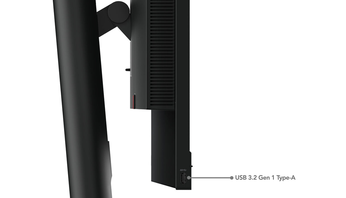 Lenovo ThinkCentre Tiny-In-One 24 Gen 5 computerskærm 60,5 cm (23.8") 1920 x 1080 pixel Fuld HD LED Berøringsskærm Sort
