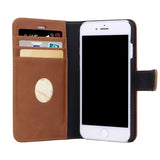 Radicover Exclusive 2-in-1 mobiltelefon etui 11,9 cm (4.7") Folie Brun