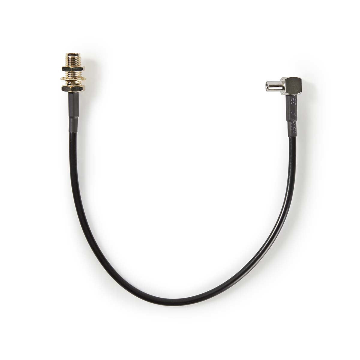 Nedis CSGB02125BK02 koaxial kabel 0,2 m SMA TS9 Sort