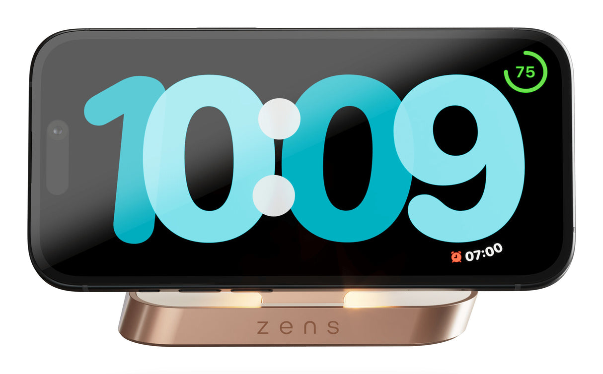 ZENS ZESC16W/00 oplader til mobil enhed Hovedtelefoner, Smartphone Kobberfarve Vekselstrøm Trådløs opladning Hurtig opladning Indendørs