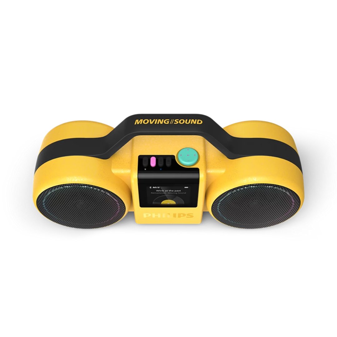 Philips TAMS60 - The Roller Boombox - gul