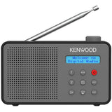 Kenwood CR-M25DAB-H Portable DAB+ radio m/ Bluetooth og indbygget batteri - grå