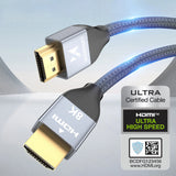 Wozinsky kabel HDMI 2.1 8K 60 Hz 48 Gbps / 4K 120 Hz / 2K 144 Hz 1 m Sølv (WHDMI-10)