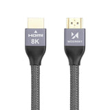 Wozinsky HDMI 2.1 Kabel 8K 60 Hz 48 Gbps / 4K 120 Hz / 2K 144 Hz 2 m Sølv (WHDMI-20)
