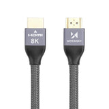 Wozinsky kabel HDMI 2.1 8K 60 Hz 48 Gbps / 4K 120 Hz / 2K 144 Hz 5 m Sølv (WHDMI-50)