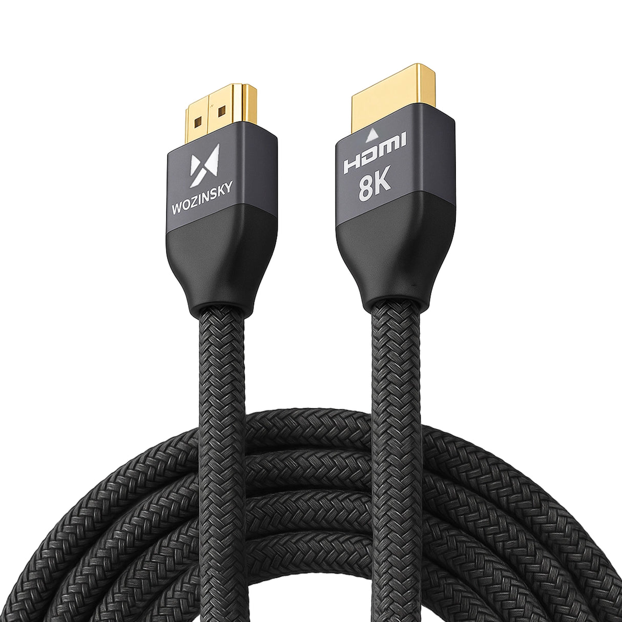 Wozinsky kabel HDMI 2.1 8K 60 Hz 48 Gbps / 4K 120 Hz / 2K 144 Hz 5 m Sølv (WHDMI-50)