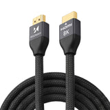 Wozinsky kabel HDMI 2.1 8K 60 Hz 48 Gbps / 4K 120 Hz / 2K 144 Hz 5 m Sølv (WHDMI-50)