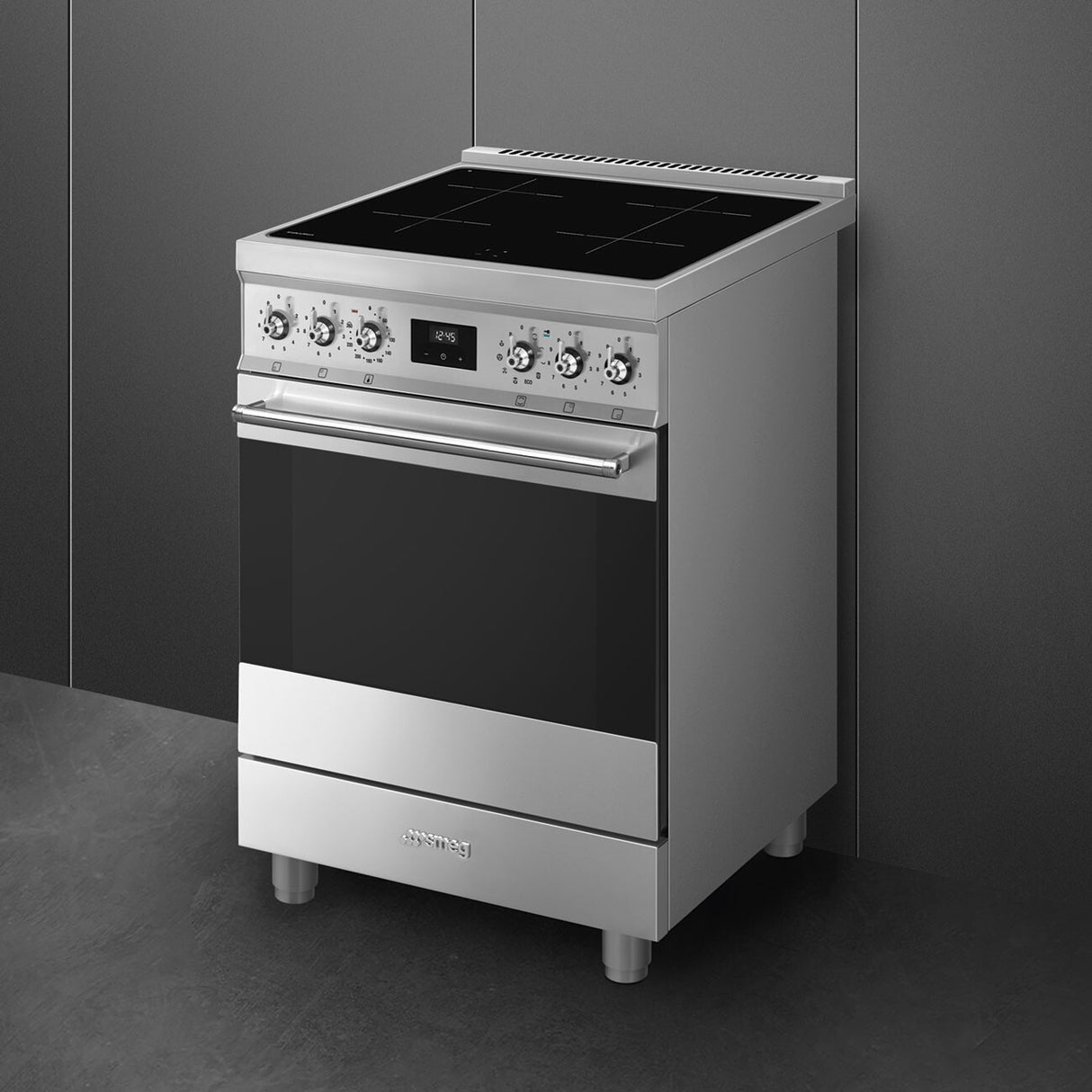 Smeg Symphony Classic Komfur C6IPXM2 Rustfrit stål