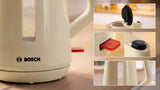 Bosch MyMoment elkedel 1,7 L 2400 W Cremefarvet, Anthracit