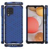 Honeycomb Case rustning med TPU Bumper til Samsung Galaxy A42 5G blå