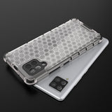 Honeycomb Case armor cover med TPU Bumper til Samsung Galaxy A42 5G blå