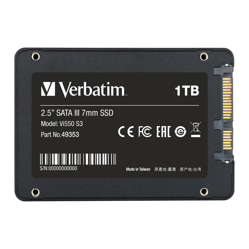 Verbatim Vi550 S3 1 TB 2.5" Serial ATA III 3D NAND