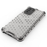 Honeycomb Case armor cover med TPU Bumper til Xiaomi Redmi K40 Pro + / K40 Pro / K40 / Poco F3 blå