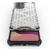 Honeycomb Case armor cover med TPU Bumper til Xiaomi Redmi K40 Pro + / K40 Pro / K40 / Poco F3 blå