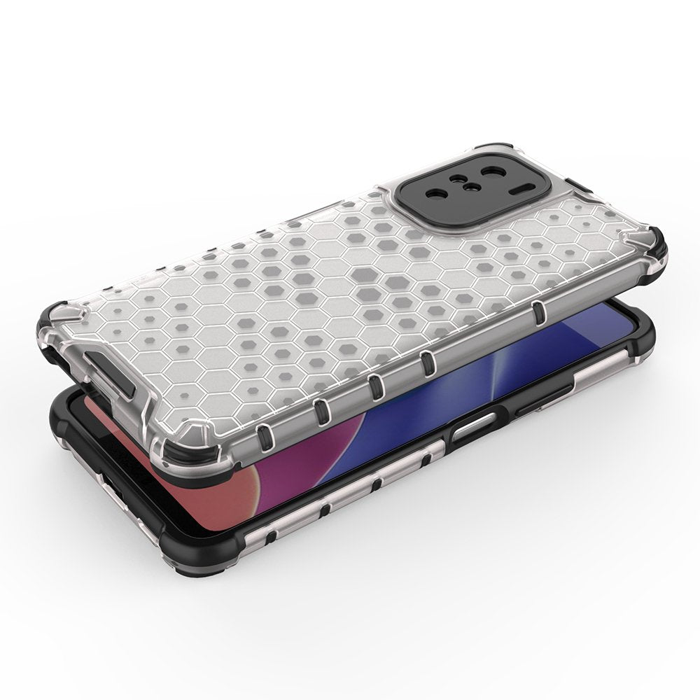 Honeycomb Case armor cover med TPU Bumper til Xiaomi Redmi K40 Pro + / K40 Pro / K40 / Poco F3 grøn