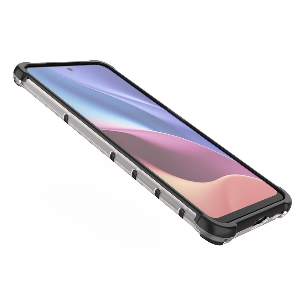 Honeycomb Case armor cover med TPU Bumper til Xiaomi Redmi K40 Pro + / K40 Pro / K40 / Poco F3 grøn