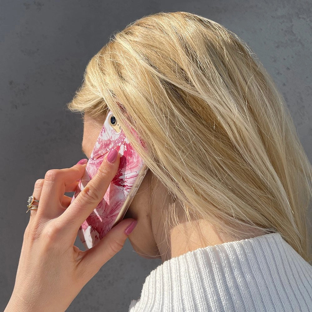 Wozinsky Marmor TPU-kasse til Samsung Galaxy A02s EU pink