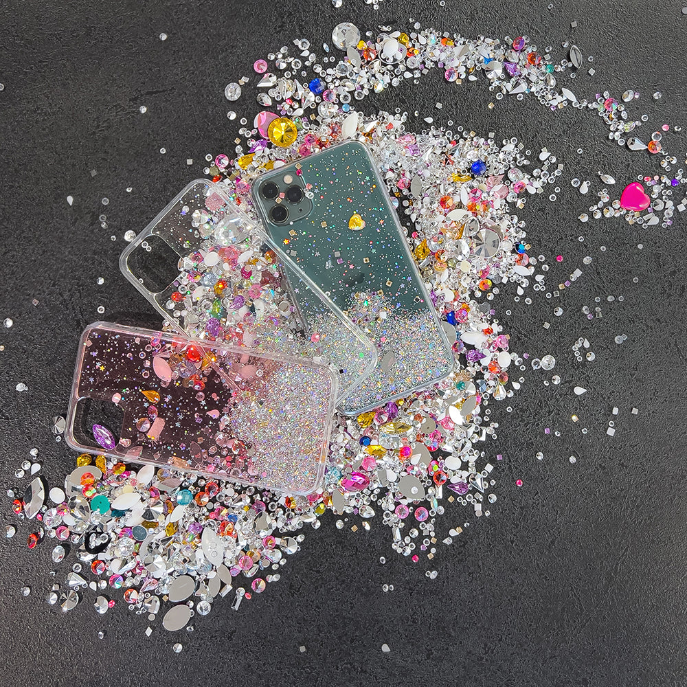 Wozinsky Star Glitter Shining Cover til Samsung Galaxy A72 4G sort