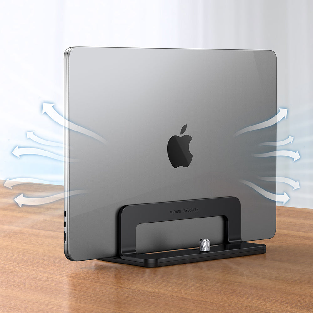 Ugreen Aluminium Vertical Stand Holder Stand for MacBook Laptop Tablet Silver (20471 LP258)