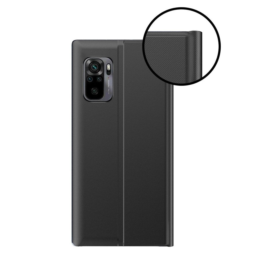 Sleep Case Bookcase Type Case med Smart Window til Xiaomi Redmi K40 Pro+ / K40 Pro / K40 / Poco F3 blå