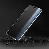 Sleep Case Bookcase Type Case med Smart Window til Xiaomi Redmi K40 Pro+ / K40 Pro / K40 / Poco F3 blå