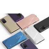 Clear View Case cover til Xiaomi Redmi K40 Pro+ / K40 Pro / K40 / Poco F3 pink