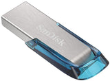 SanDisk Ultra Flair USB-nøgle 64 GB USB Type-A 3.2 Gen 1 (3.1 Gen 1) Blå, Sølv