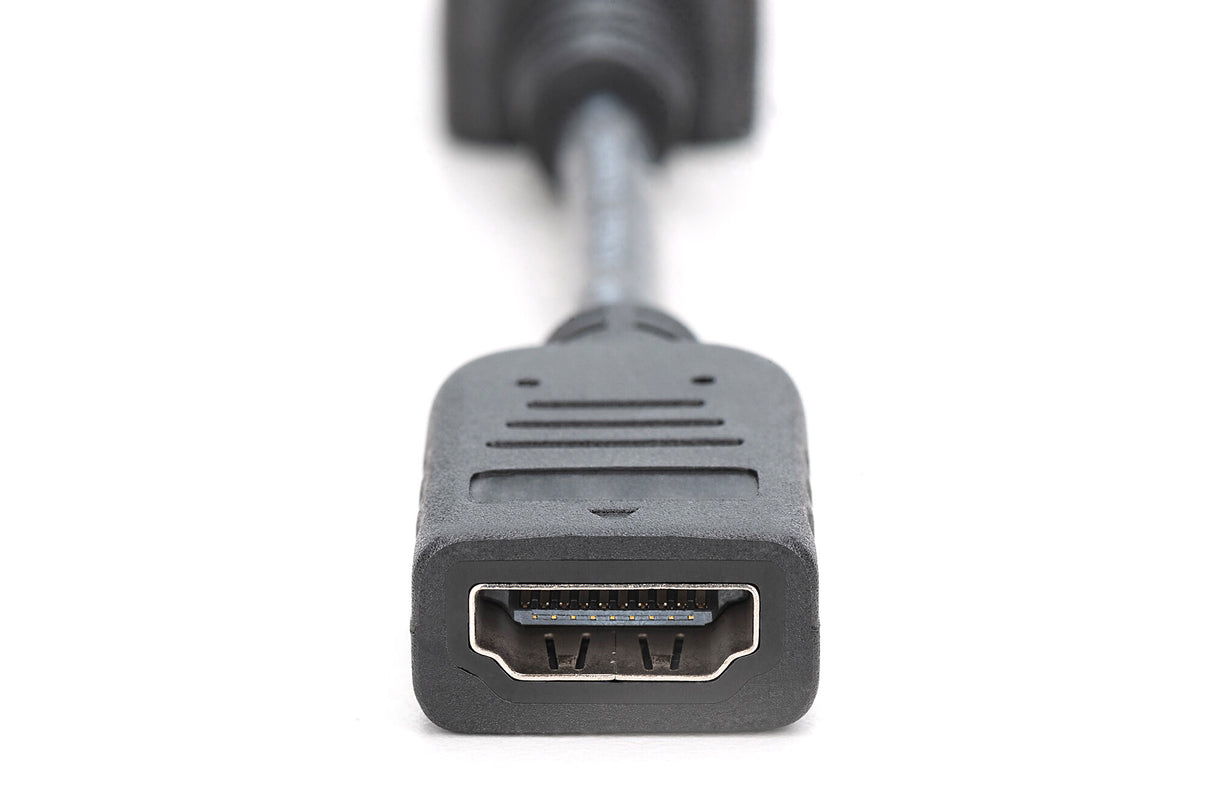 Digitus AK-340400-001-S videokabel adapter 0,15 m DisplayPort HDMI Sort