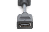 Digitus AK-340400-001-S videokabel adapter 0,15 m DisplayPort HDMI Sort