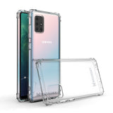 Wozinsky Anti Shock holdbar kuffert med militær beskyttelse til Samsung Galaxy A72 4G gennemsigtig