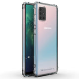Wozinsky Anti Shock holdbar kuffert med militær beskyttelse til Samsung Galaxy A72 4G gennemsigtig