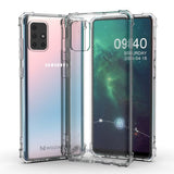Wozinsky Anti Shock holdbar kuffert med militær beskyttelse til Samsung Galaxy A72 4G gennemsigtig