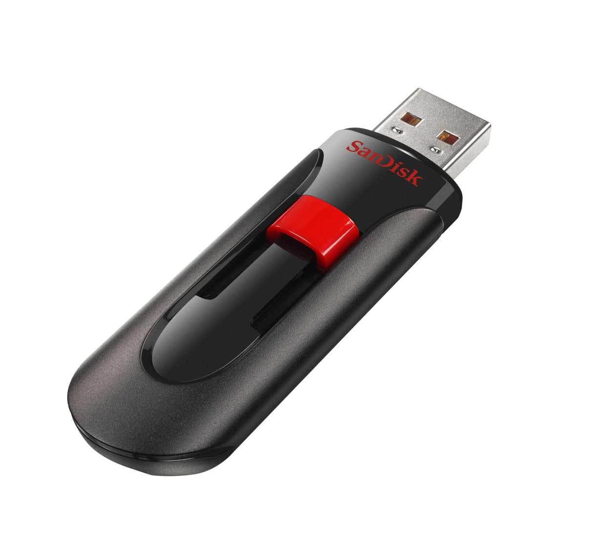 SanDisk Cruzer Glide USB-nøgle 256 GB USB Type-A 2.0 Sort, Rød