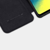 Nillkin Qin læderhylster for Samsung Galaxy A72 4G sort