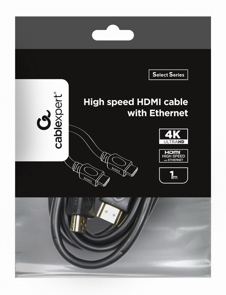 Gembird CC-HDMI4L-1M HDMI-kabel HDMI Type A (Standard) Sort