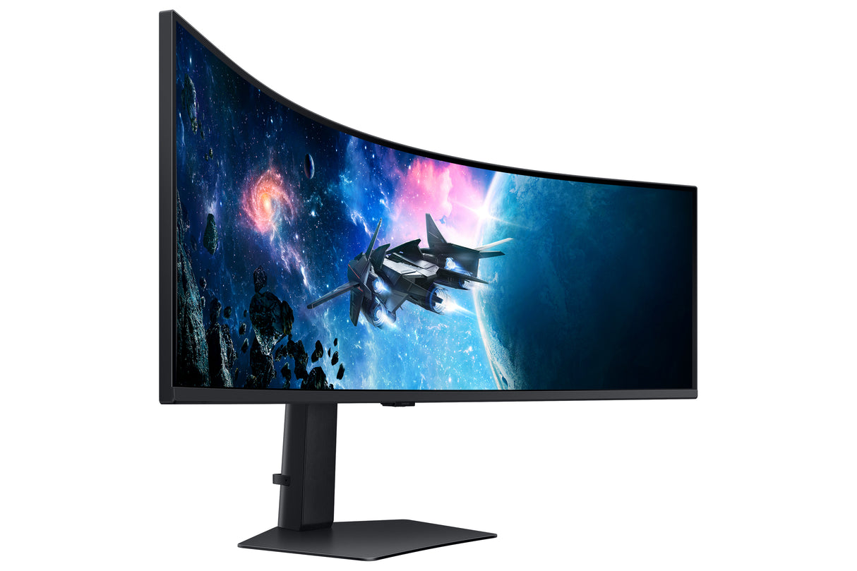 Samsung G95C computerskærm 124,5 cm (49") 5120 x 1440 pixel Dual QHD LED Sort