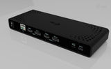 i-tec CADUA4KDOCKPDB100 dockingstation Ledningsført USB 3.2 Gen 1 (3.1 Gen 1) Type-C Sort