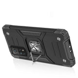 Wozinsky Ring Armor Case Kickstand Tough Rugged Cover til Samsung Galaxy A72 4G blå