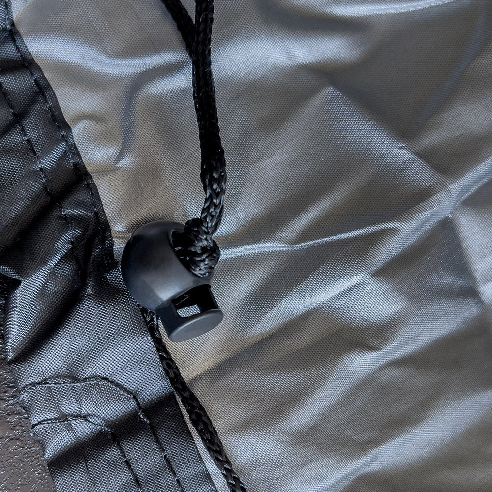 Vandtæt grilldæksel, cykeldæksel, cykeldæksel, dæk til havemøbler, XL-dæk sort