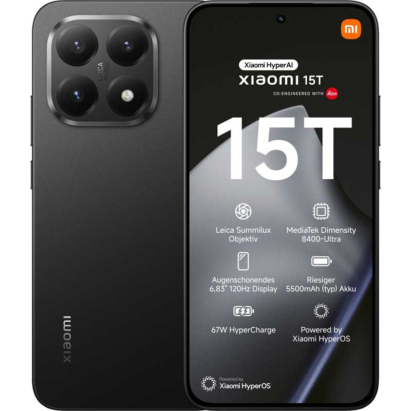Xiaomi 15T 12/256GB 5G Black EU