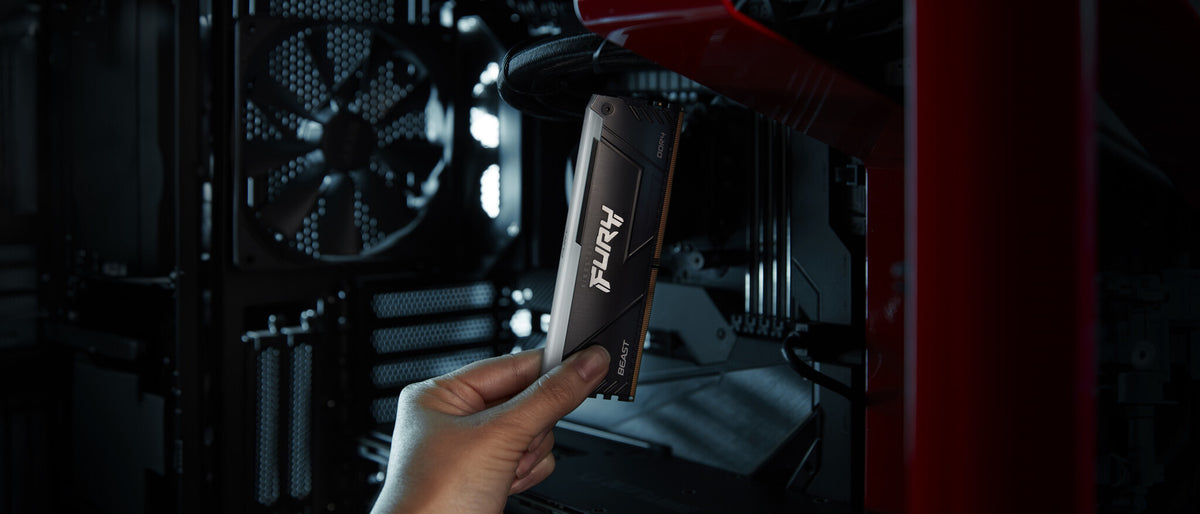Kingston Technology FURY Beast 16GB 3200MT/s DDR4 CL16 DIMM (Sæt med 2) RGB