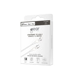 Gear Kevlar-kabel Pro Usb-C Til Lightning Metalhus Hvid 1,5m
