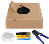 Goobay Outdoor Set CAT 6 U/UTP CCA 100m Black