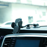Joyroom biltelefonholder med fleksibel arm til instrumentbræt eller forrude, sort (JR-ZS259)